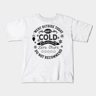 Winter Yelp Review Kids T-Shirt